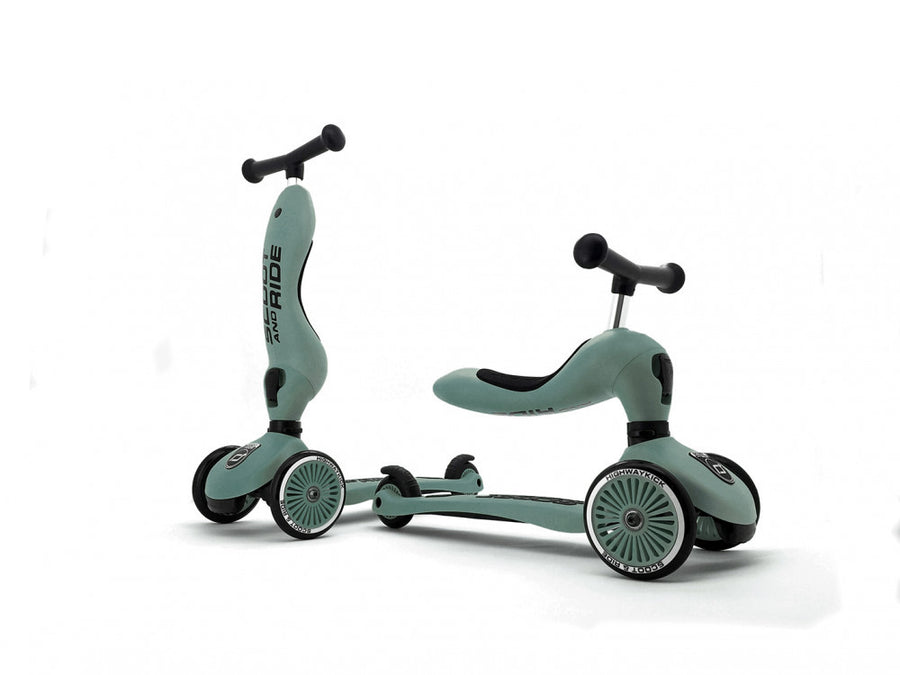 Scoot and Ride® Highwaykick 1  2in1 kismotor és roller - Forest