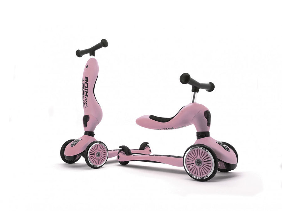 Scoot and Ride® Highwaykick 1  2in1 kismotor és roller - Rose