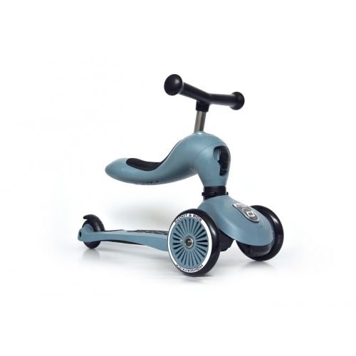 Scoot and Ride® Highwaykick 1  2in1 kismotor és roller - Steel