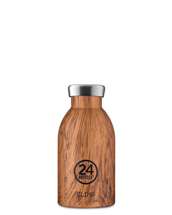 24Bottles® Clima Rozsdamentes Acél Termosz - Sequoia Wood