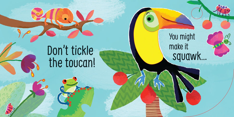 Usborne® Don't Tickle the Tiger! - Touchy-feely Sound Book