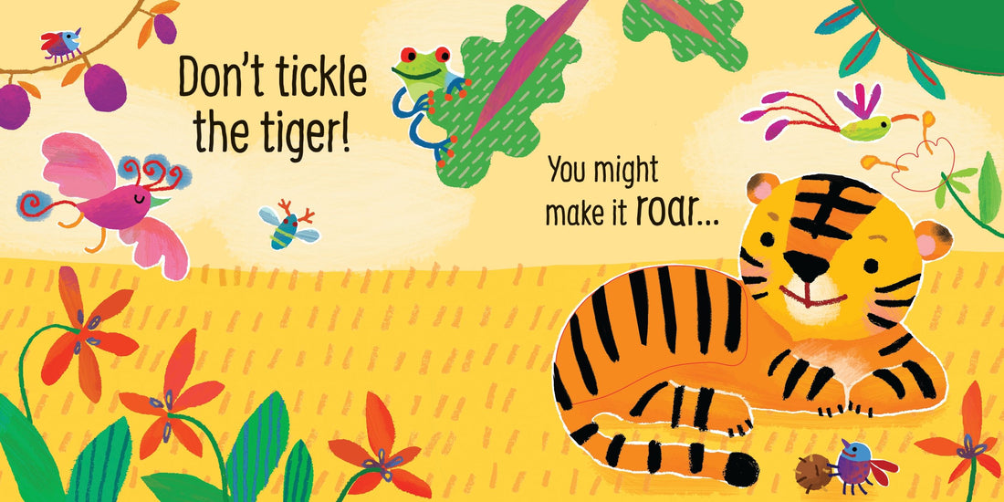 Usborne® Don't Tickle the Tiger! - Touchy-feely Sound Book