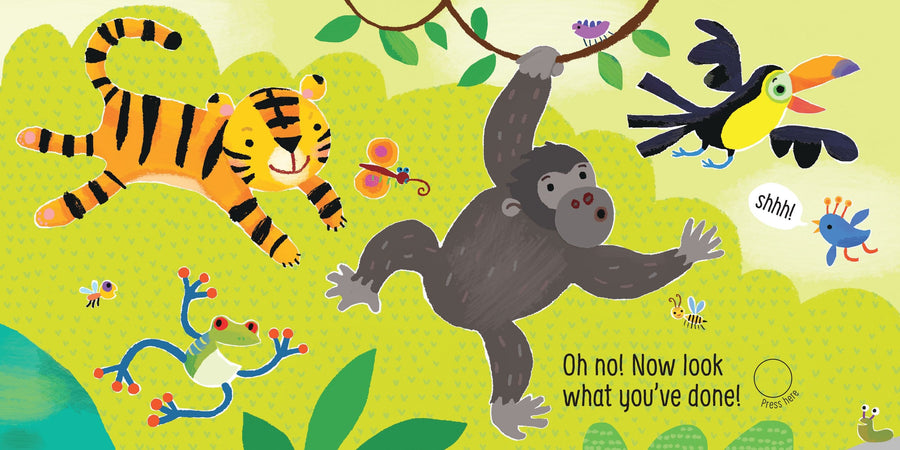 Usborne® Don't Tickle the Tiger! - Touchy-feely Sound Book