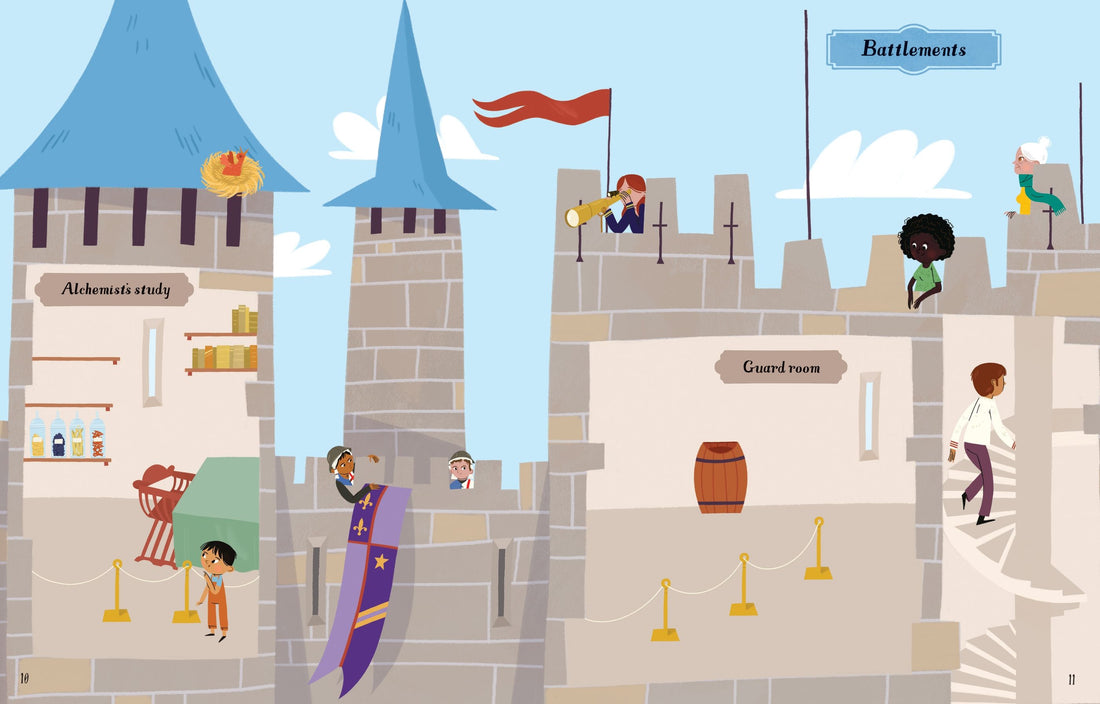 Usborne® Castle Sticker Book