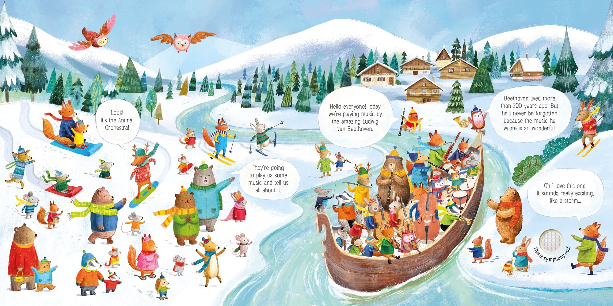 Usborne THE ANIMAL ORCHESTRA PLAYS BEETHOVEN