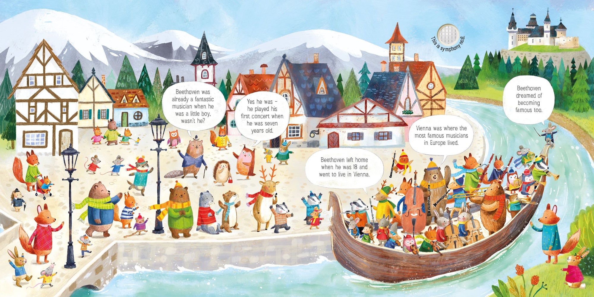 Usborne THE ANIMAL ORCHESTRA PLAYS BEETHOVEN