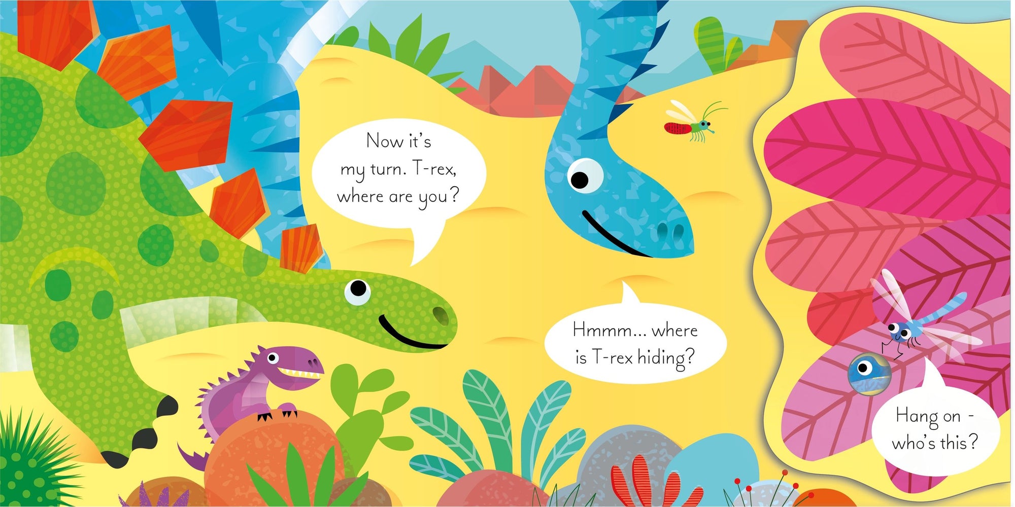 Usborne Play Hide &amp; Seek with the Dinosaurs