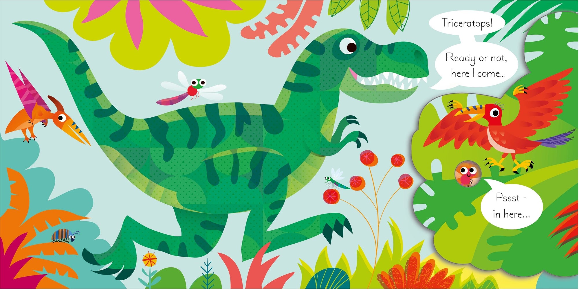 Usborne Play Hide &amp; Seek with the Dinosaurs