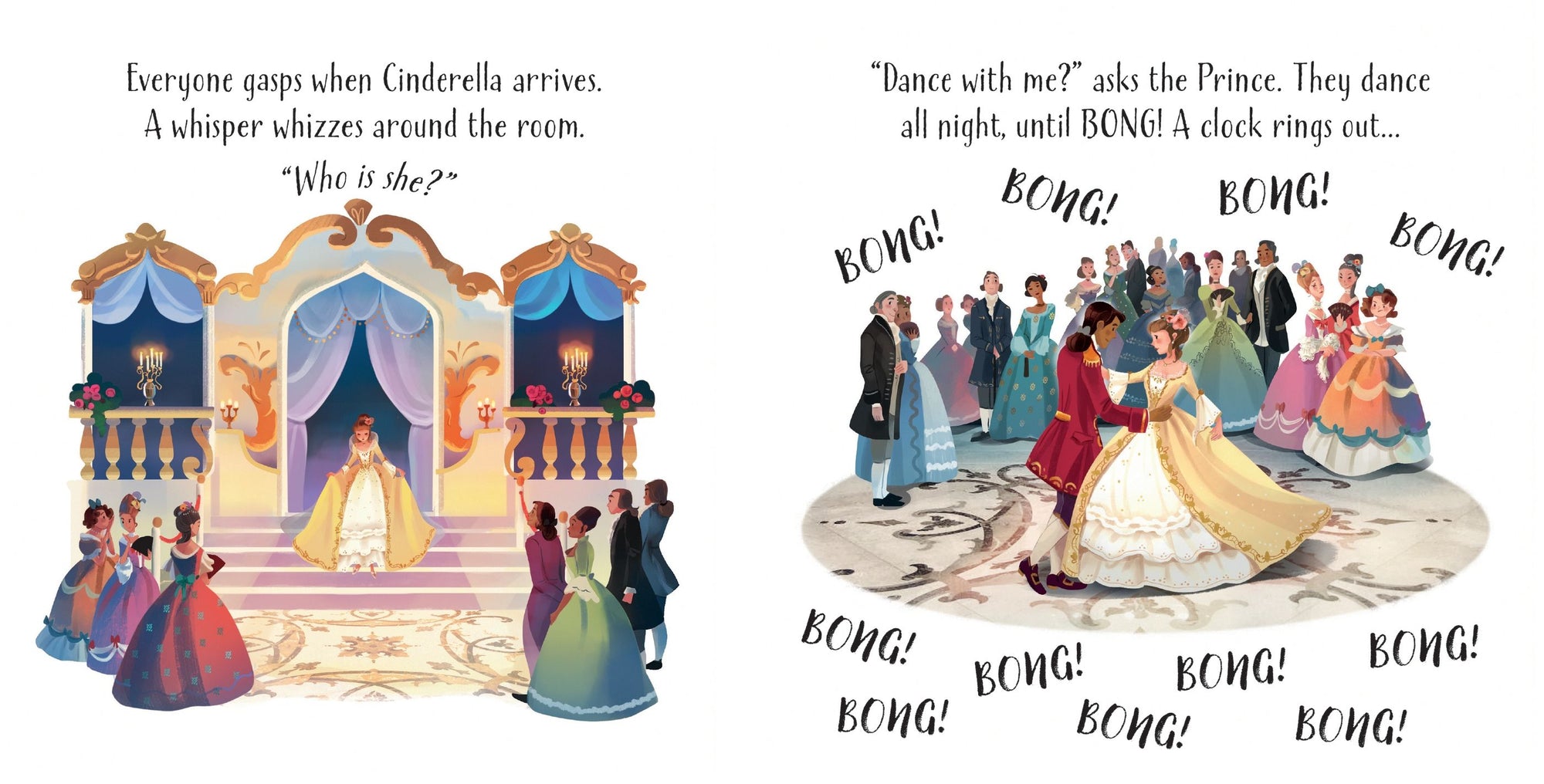 Usborne LITTLE BOARD BOOKS - CINDERELLA