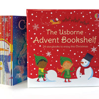 UsBorne® Avent Bookshelf - 24 mesekönyv az advent minden napjára