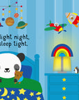 Usborne Slide and See Night Time - Csúsztasd és Lásd