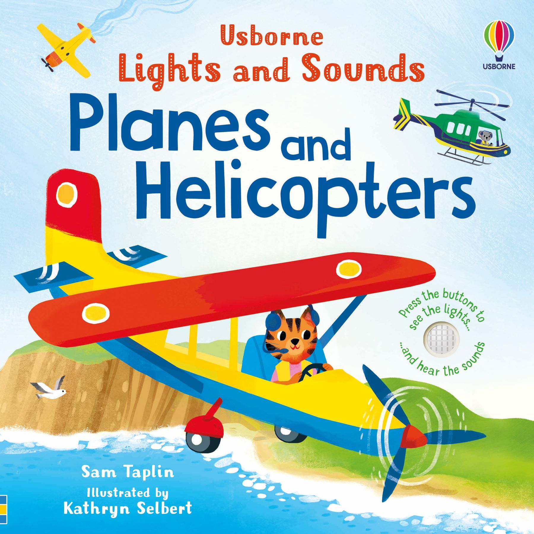 Usborne LIGHTS AND SOUNDS - PLANES AND HELICOPTERS
