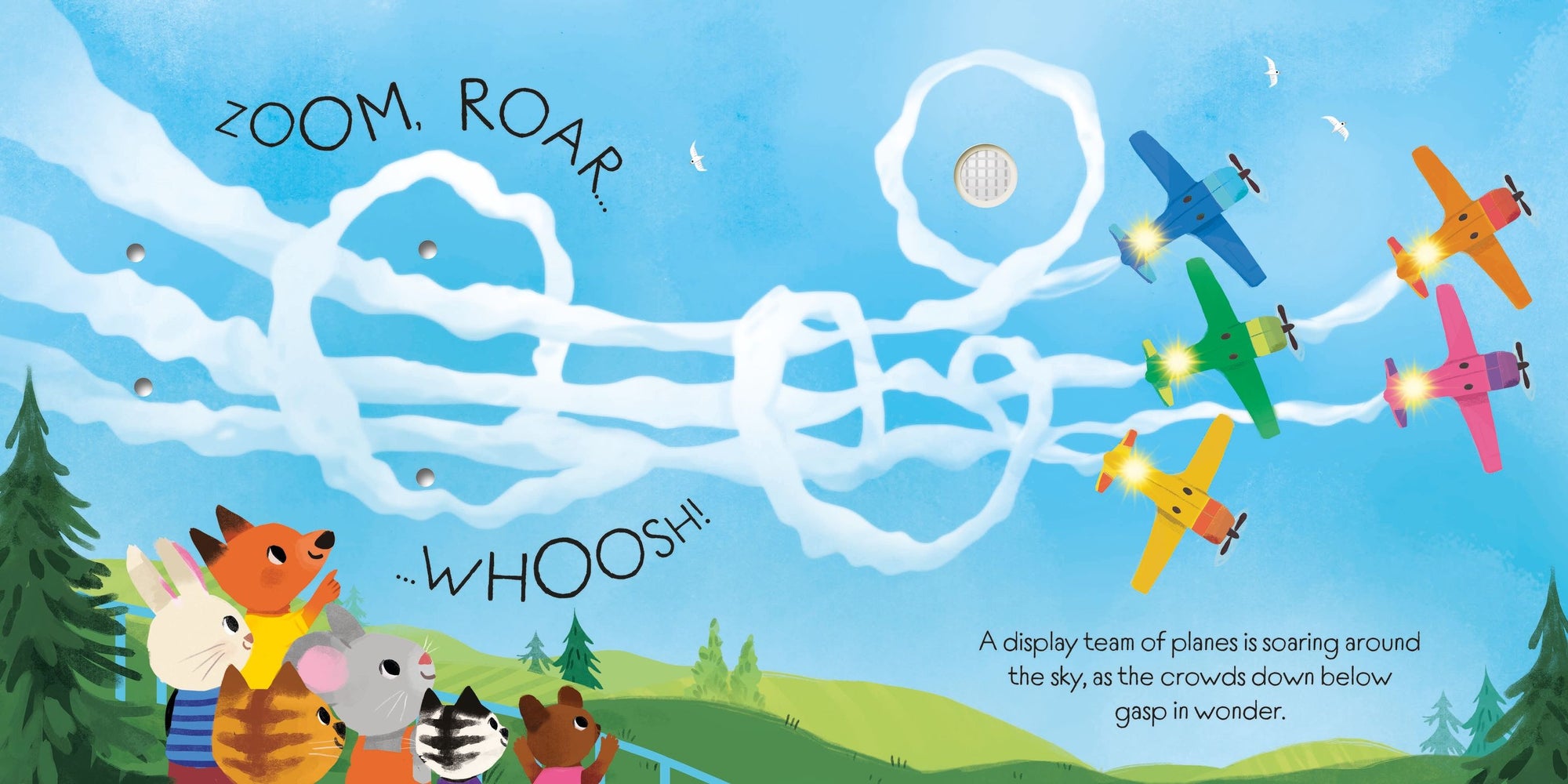 Usborne LIGHTS AND SOUNDS - PLANES AND HELICOPTERS