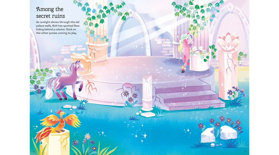 Usborne® Sparkly fairy ponies - Sticker book