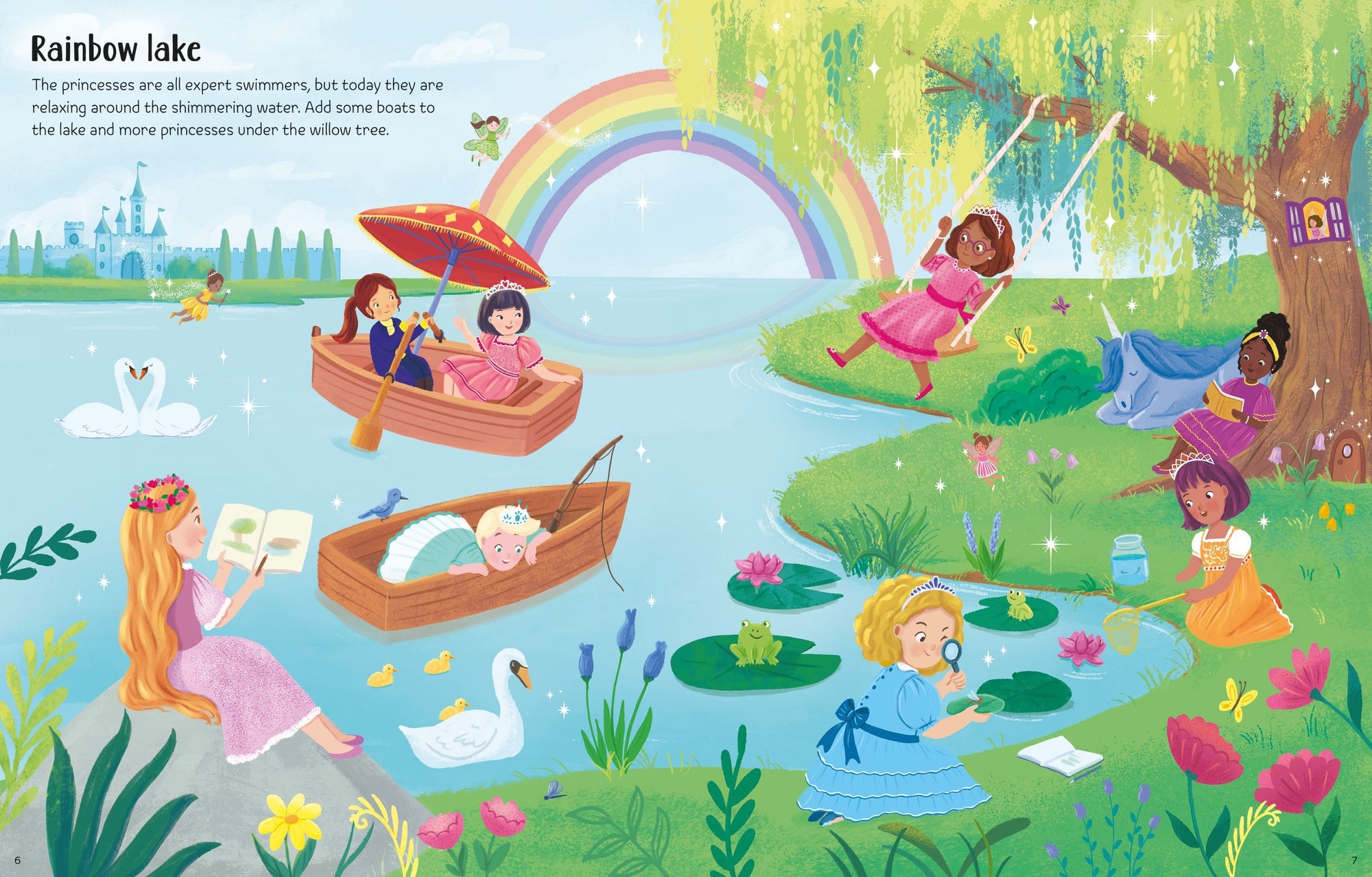 Usborne First Sticker Book - Sparkly Princesses