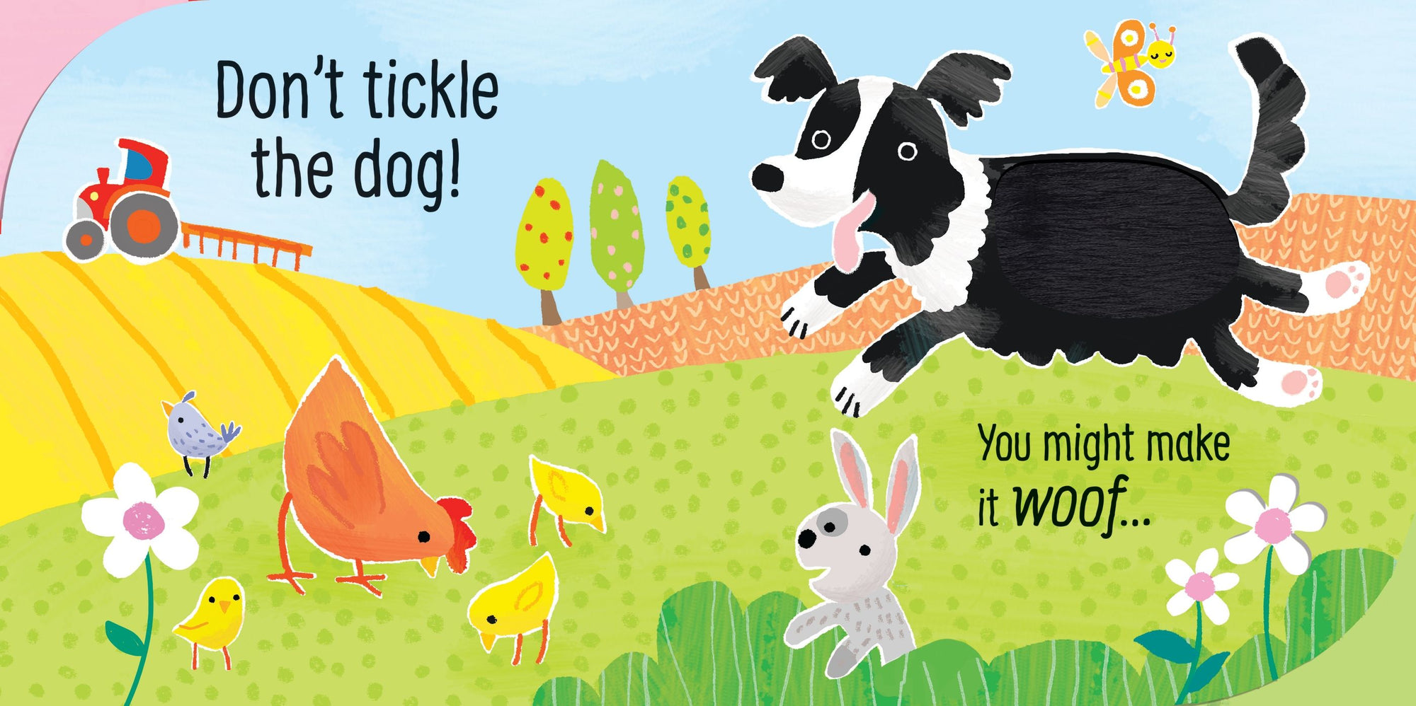 Usborne TOUCHY-FEELY SOUNDS: DON'T TICKLE THE DONKEY!