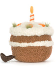 Jellycat-Amuseables Carrot Cake- Répa torta plüss