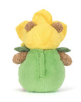 Jellycat-Bartholomew Bear Daffodil with Outfit- maci plüss nárcisz ruhával