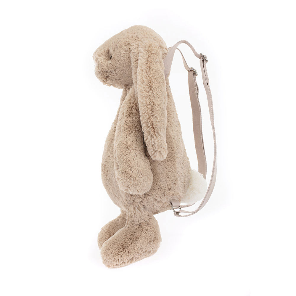 JellyCat Bashful nyuszi hátizsák - Bézs