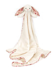 Jellycat Blossom Cream Bunny 'Berry' Blankie