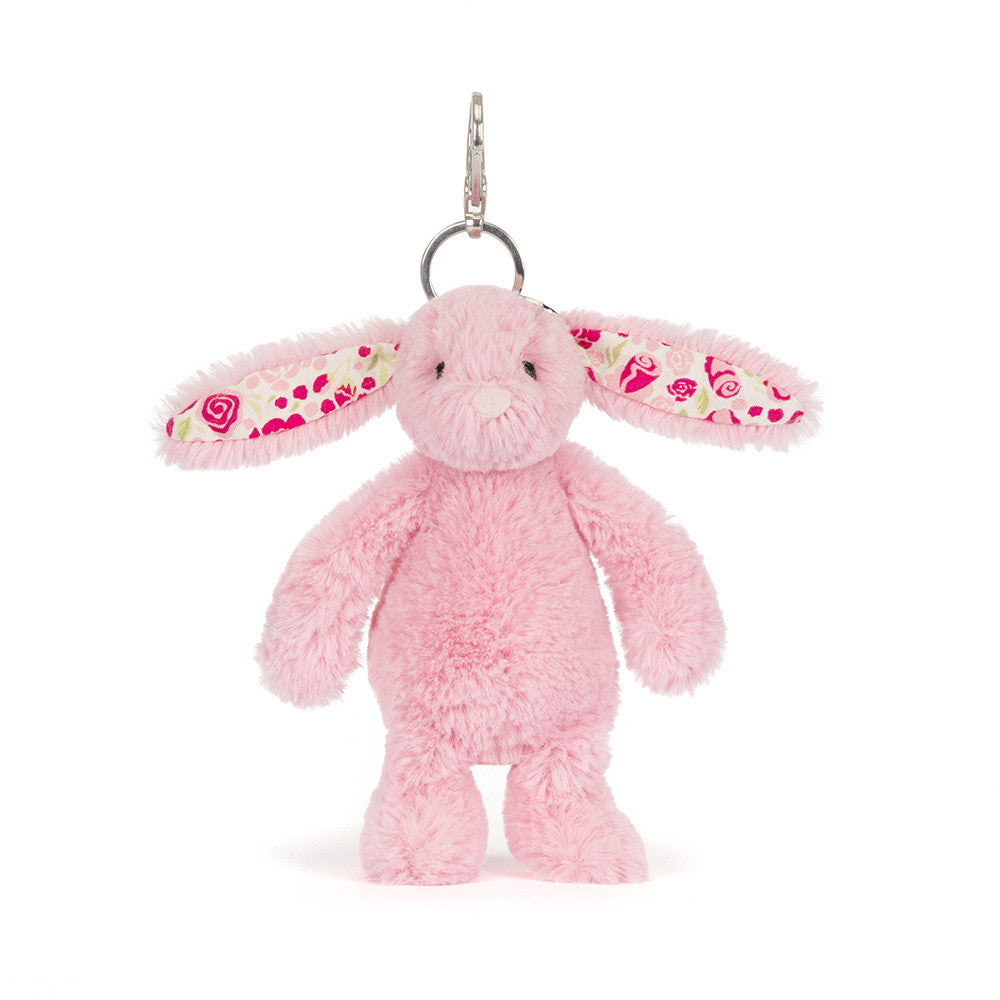 Jellycat Blushkin Blossom Bunny Bag Charm - Nyuszi Kulcstartó/Táskadísz
