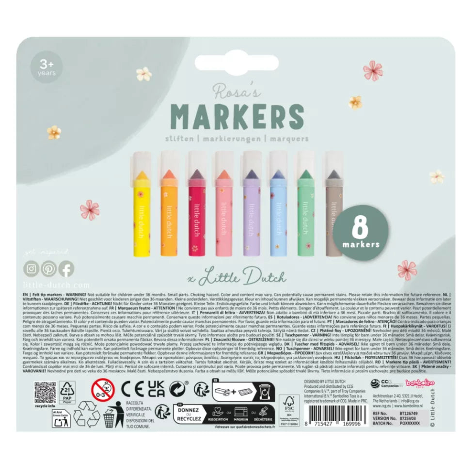 Little Dutch Filctoll - Rosa és barátai