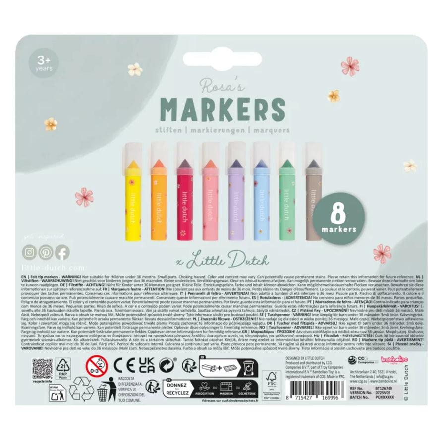 Little Dutch Filctoll - Rosa és barátai