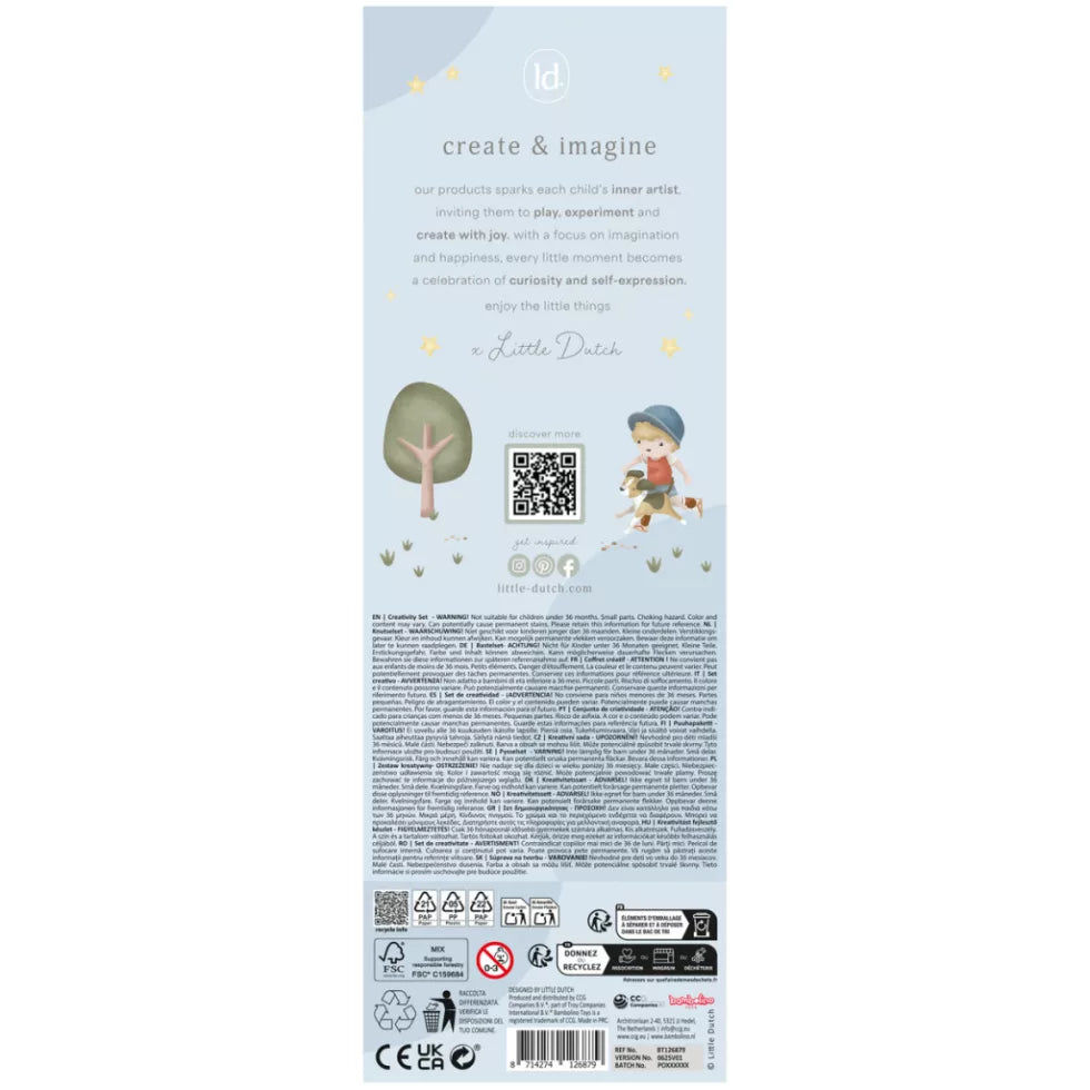 Little Dutch kreatív doboz XL - Jim és barátai