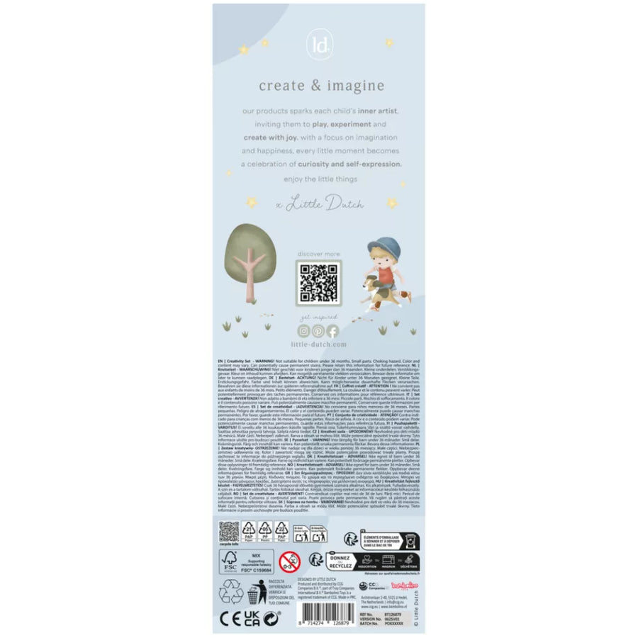 Little Dutch kreatív doboz XL - Jim és barátai