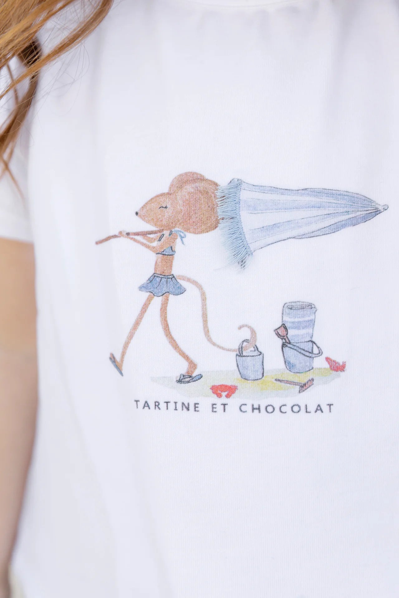 Tartine et chocolat Póló - Blanc