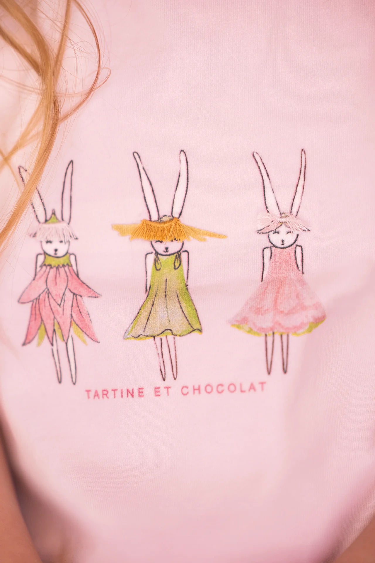 Tartine et Chocolat póló - Rose pâle