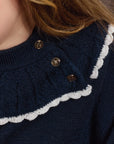 Tartine et Chocolat Jardin Anglais Dress - Marine Blue