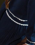 Tartine et Chocolat Jardin Anglais Dress - Marine Blue