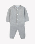 Tartine et Chocolat Gyapjú ruha szett - Grey chiné wool
