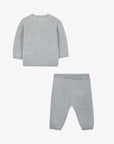 Tartine et Chocolat Gyapjú ruha szett - Grey chiné wool