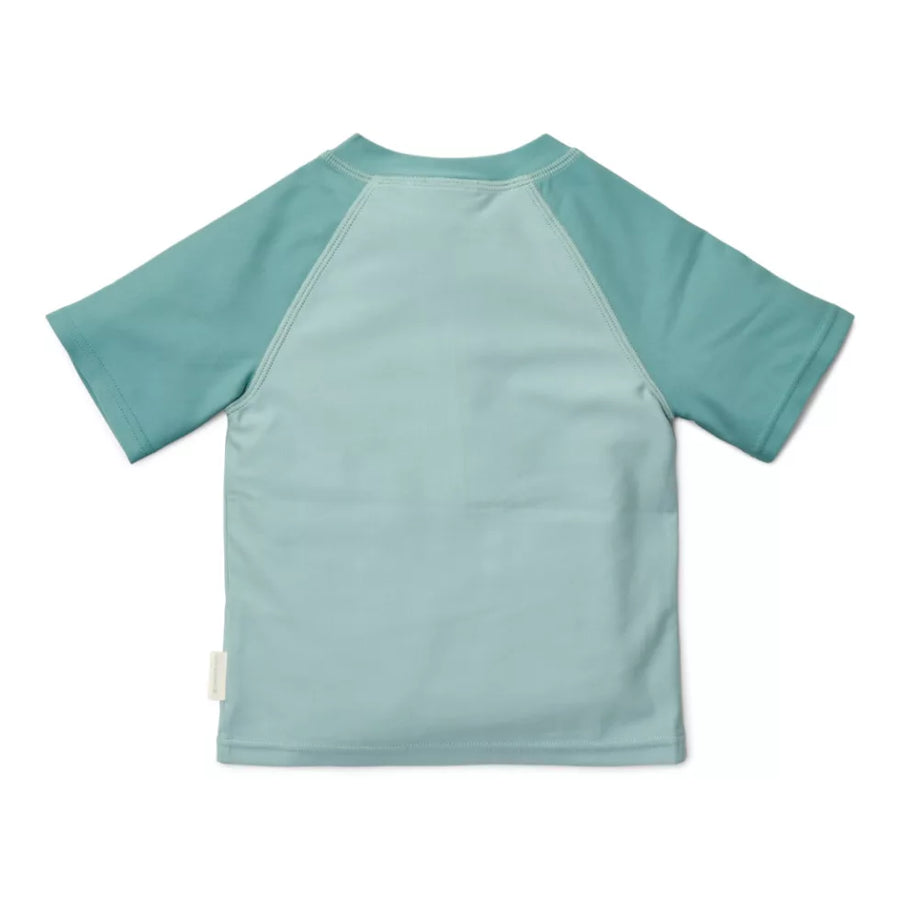 Little Dutch® Rövid ujjú úszó póló - Seashells Surf Blue