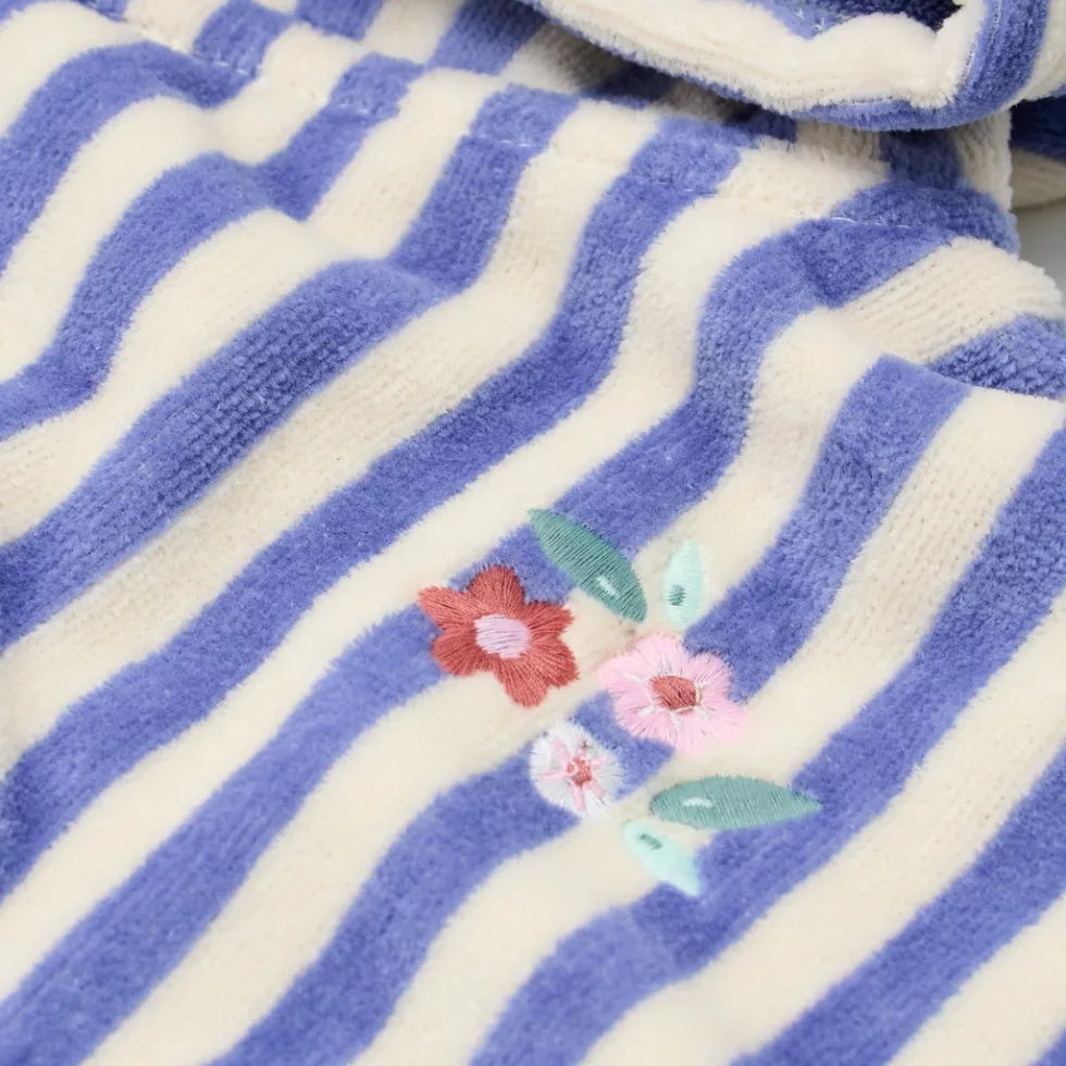 Little Dutch Fürdőponcsó - Dreamy Purple Stripe - One size