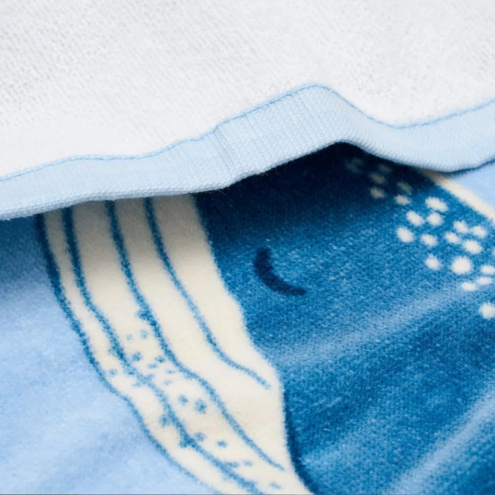Little Dutch Strandtörölköző -  Ocean World Blue - 60cm X 120cm