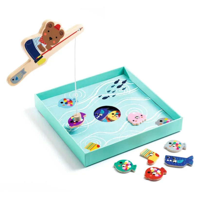 Djeco Fishing Game - Talányos - Fuzzyfish