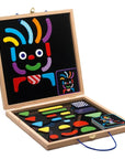 Djeco Magnetic Puzzle - Geometric Shapes - Geocharacter