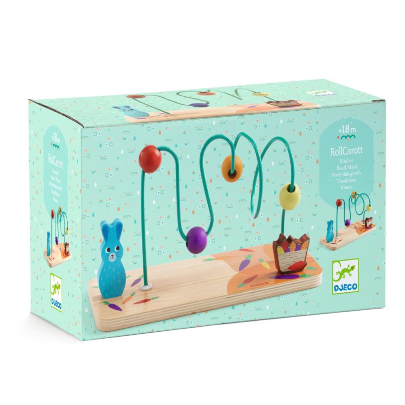 Djeco Bébi golyóvezető - Keresd a répát! - RollCarott