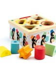 Djeco Shape Sorter - Shaped Penguin - Geo Pingy