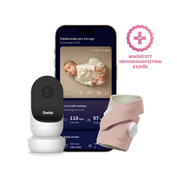 Owlet Dream Duo – Owlet Dream SockTM (Matt rózsaszín) & Owlet CamTM 2 kamera