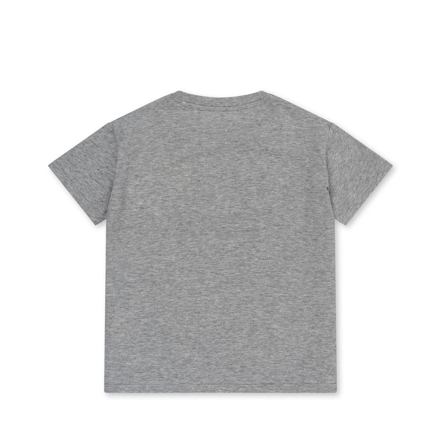 Konges Sløjd® Famo rövidujjú póló - Grey melange