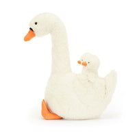 JellyCat®  Featherful Swan - Hattyú és fiókái