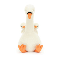 JellyCat®  Featherful Swan - Hattyú és fiókái