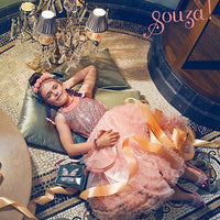 Souza® Marie-Claire magassarkú papucs - Pink metallic