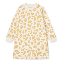 Liewood Leopárd Mintás Pulóverruha - Sárga