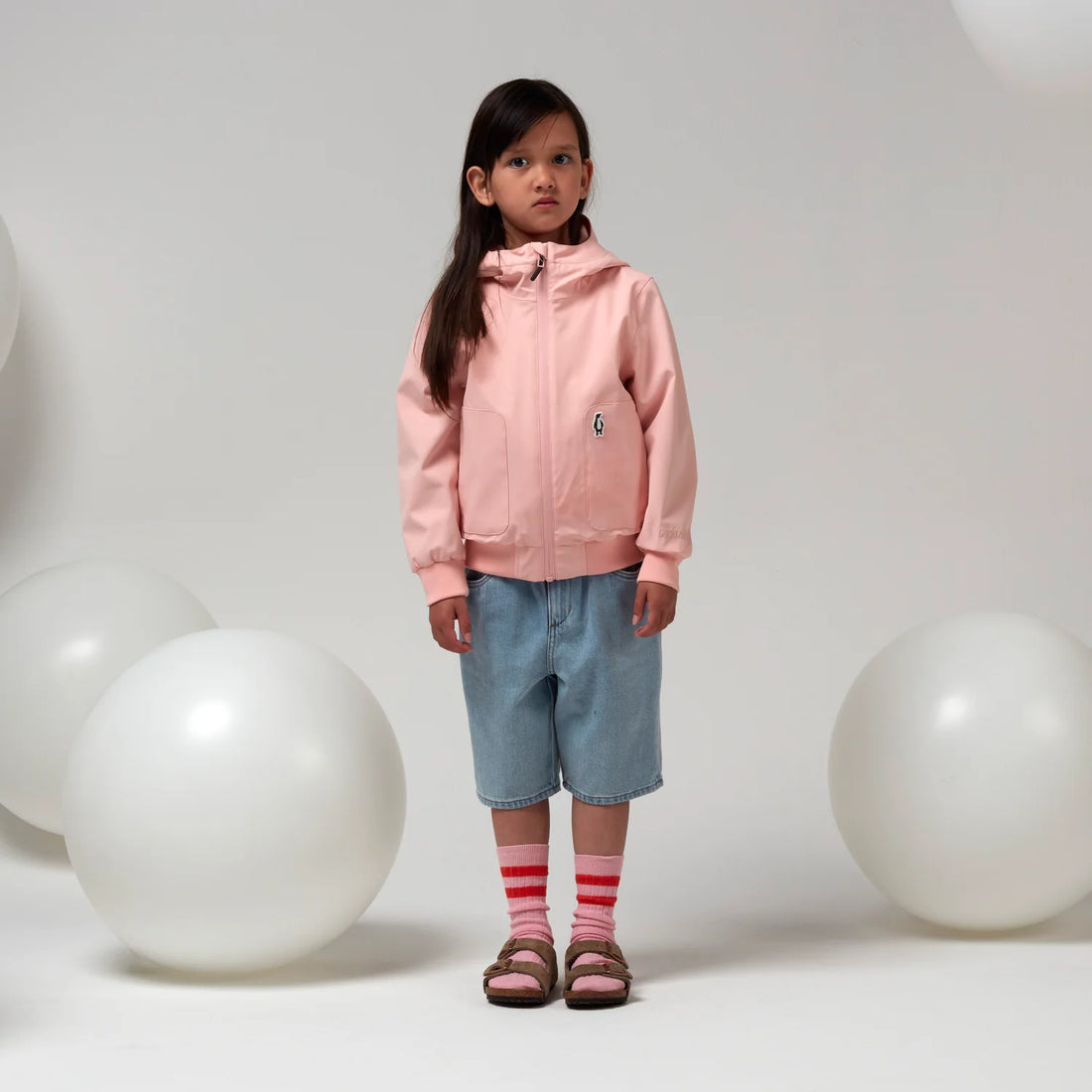 Gosoaky® BLUE BIRD - first blush pink kapucnis kabát