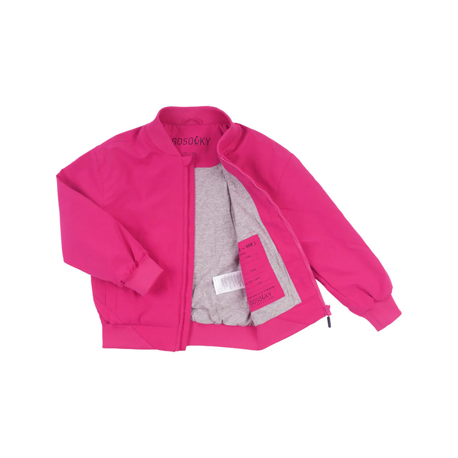 Gosoaky® BRIGHT MONKEY - cabaret pink bomber kabát